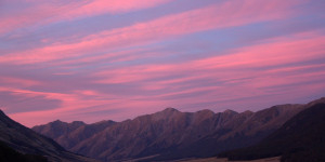 NZ, Autumn Sunset/Sunrise