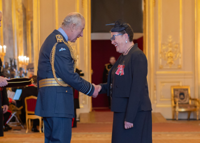 Terrie Moffitt Receives Royal Honor From the British Monarchy